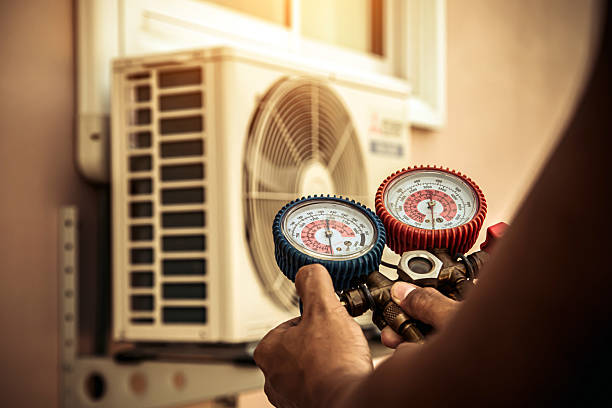 Professional Hvac Maintenance technician working in Kulpsville, PA